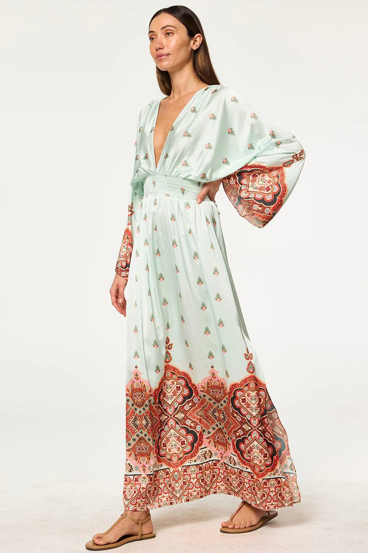 Sloane Dress in Bohemian Border - obligato