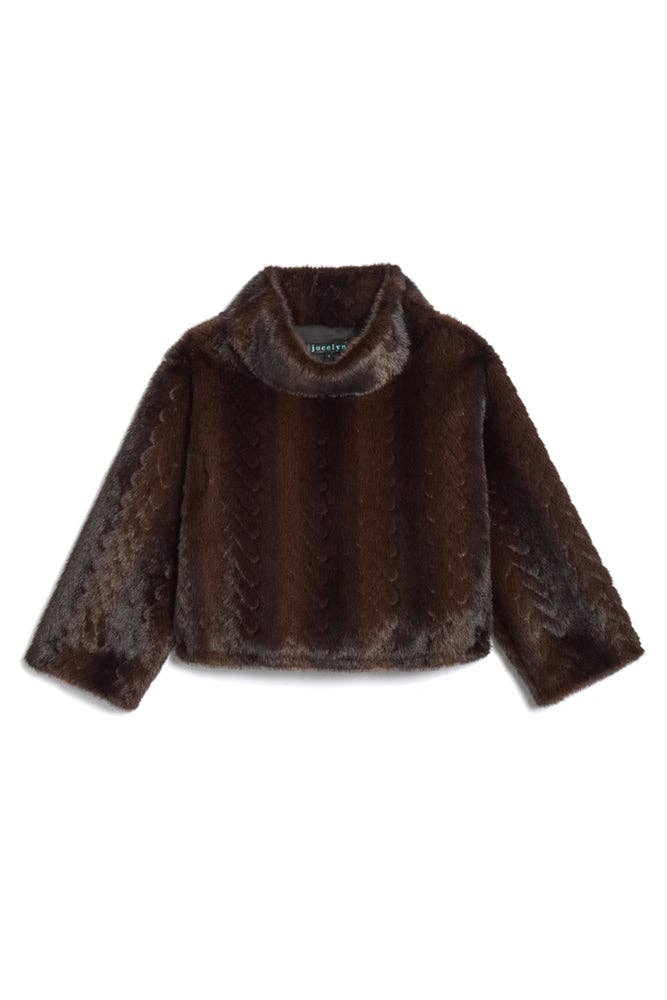 Sloane Pullover Sweatshirt: Chocolate / S - obligato