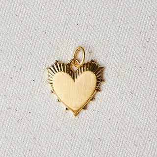 Small Heart of Gold Charm - obligato