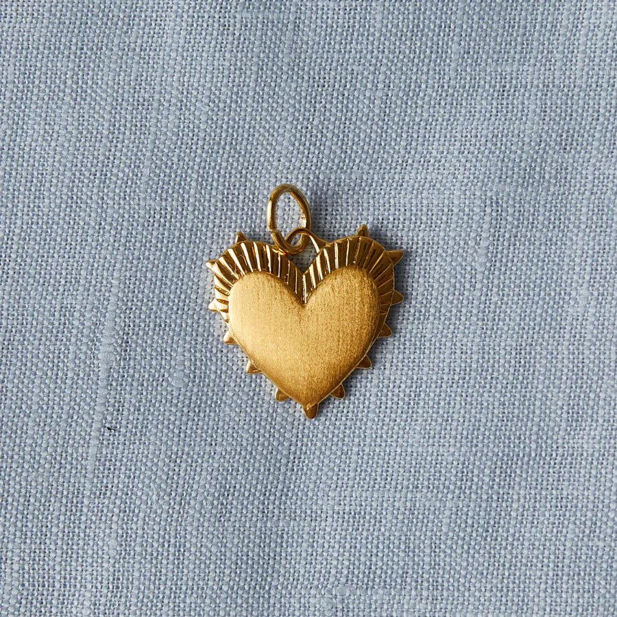Small Heart of Gold Charm - obligato