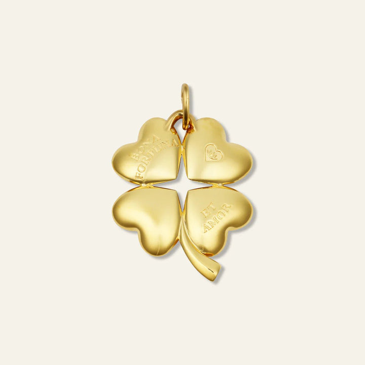 Small Luck and Love Clover Charm - obligato