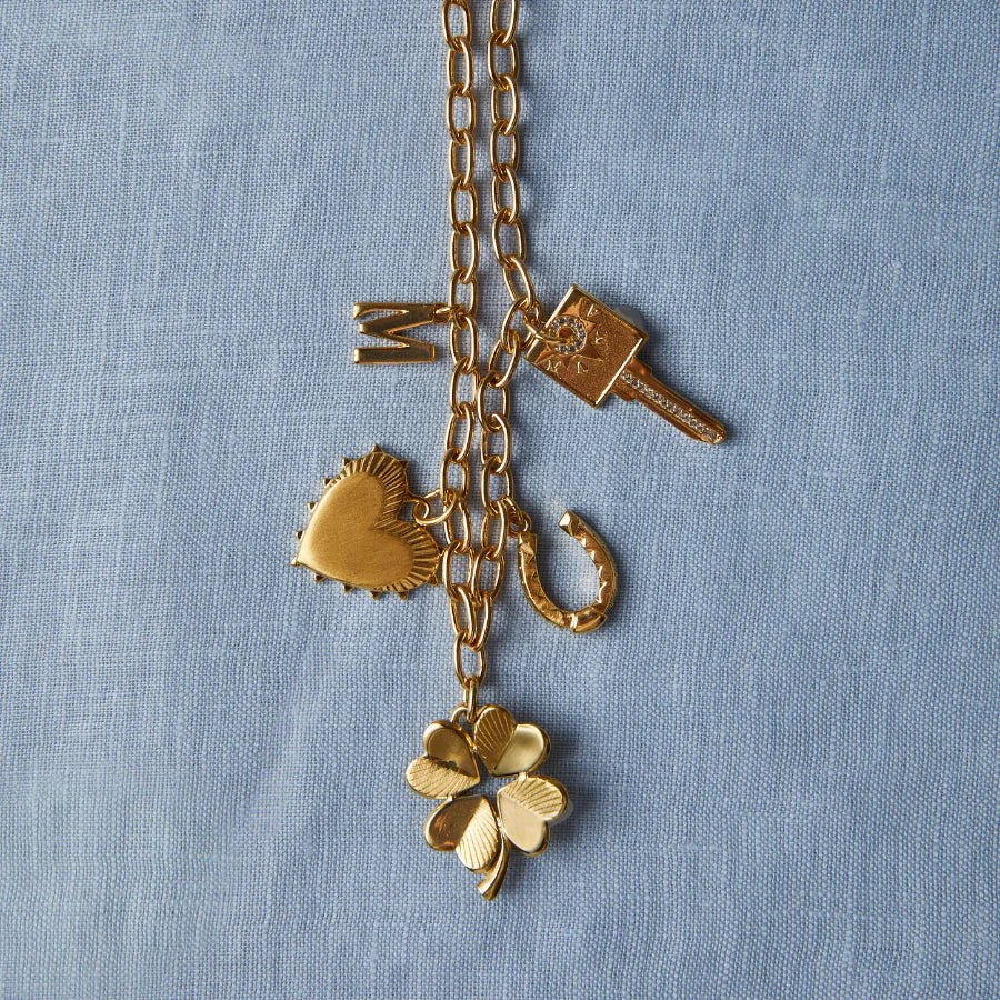 Small Luck and Love Clover Charm - obligato
