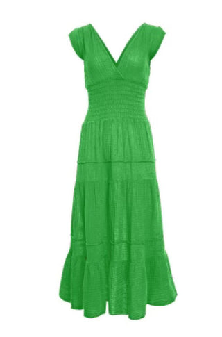 Smock Dress in Green - obligato