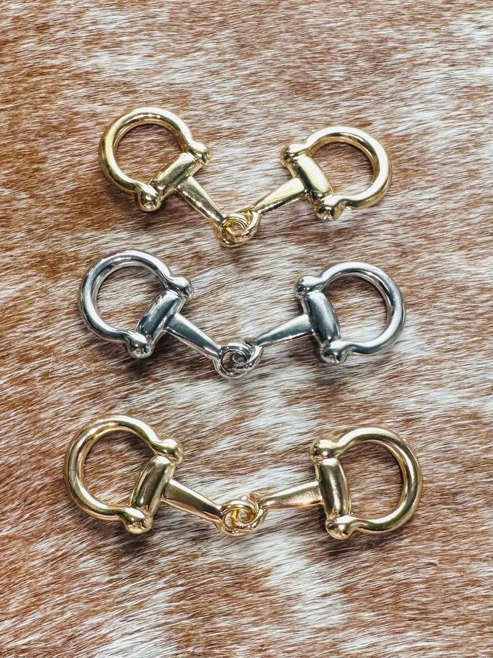 Snaffle Scarf Slide: Gold - obligato