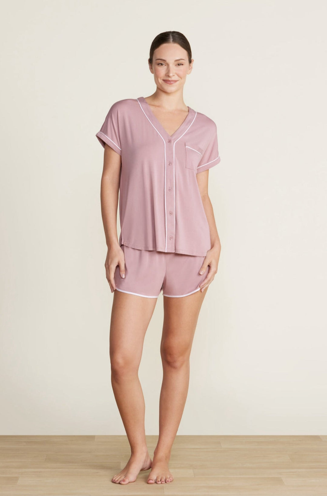 Soft Jersey Piped Lounge Set - obligato