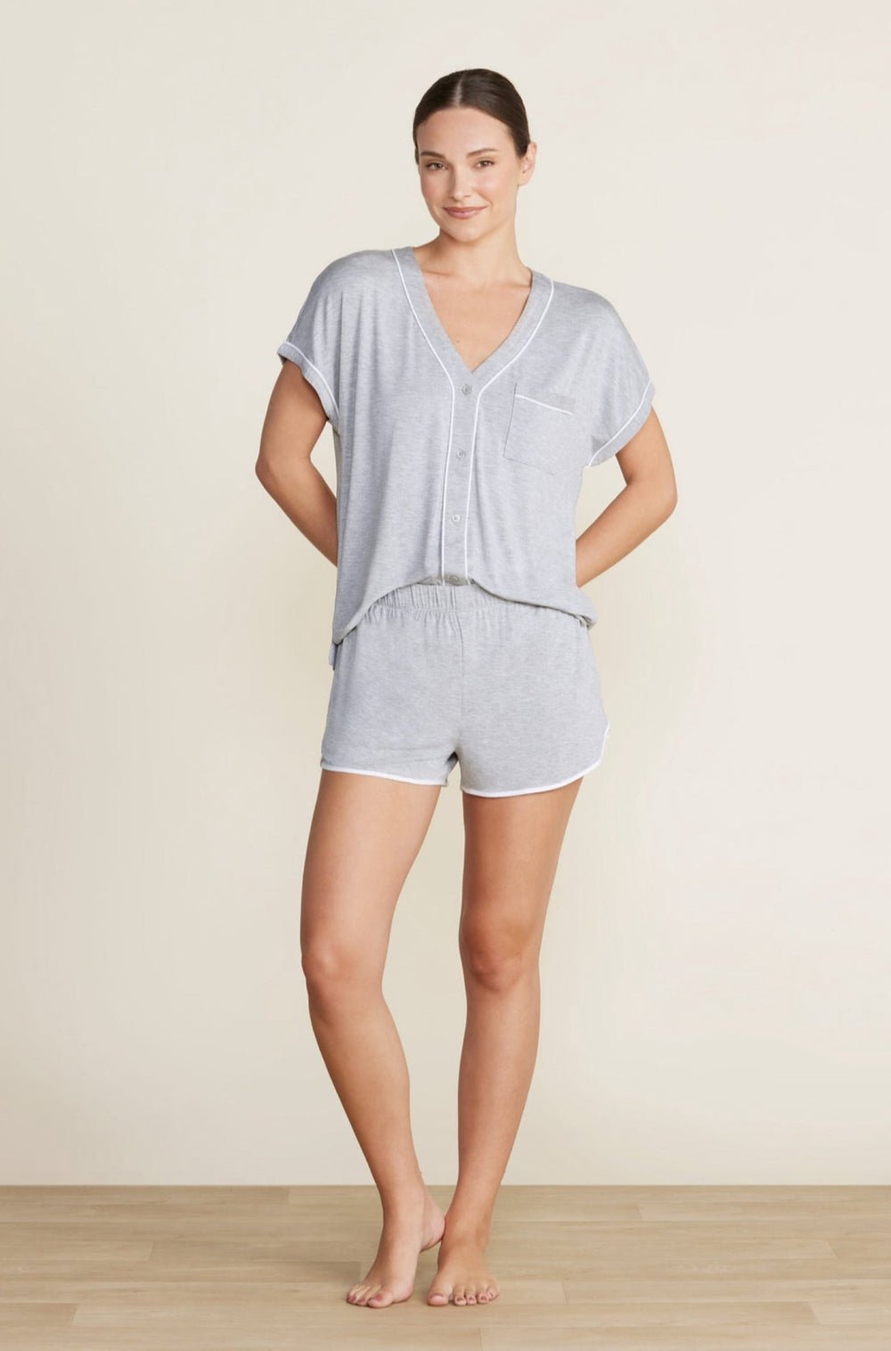 Soft Jersey Piped Lounge Set - obligato