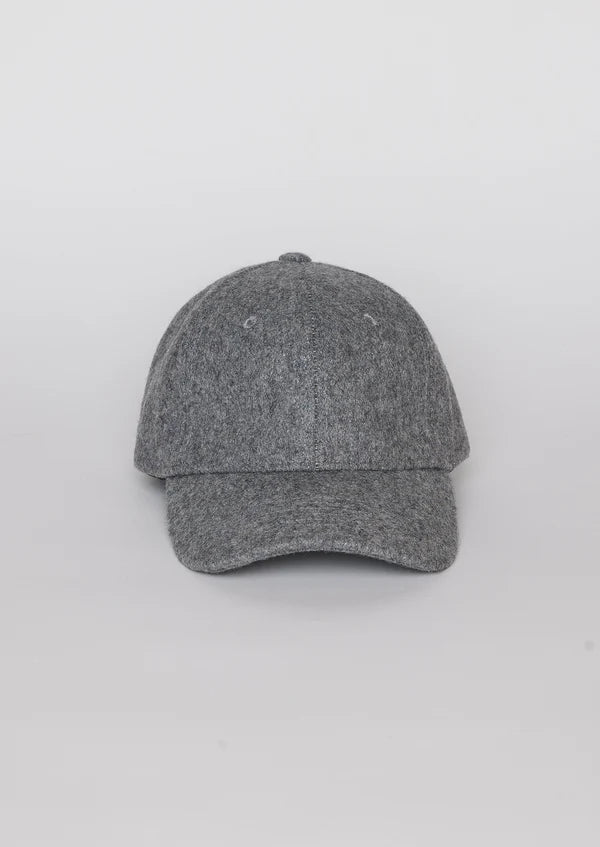 Solid Sherland Cap In Heather Grey - obligato
