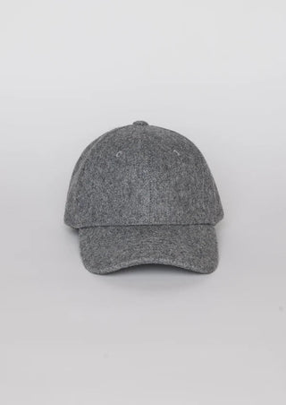 Solid Sherland Cap In Heather Grey - obligato