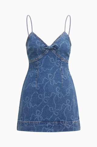 Solina Dress in Bow Chambray - obligato