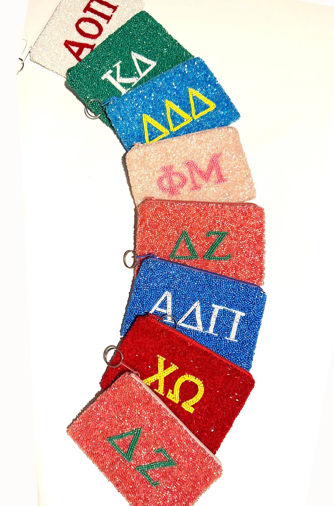 Sorority Beaded Coin Purses - obligato