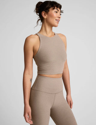 Spaceday Refocus Cropped Tank in Oyster - obligato