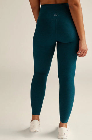 Spacedye Caught In The Midi High Waisted Legging in Majestic Blue - obligato