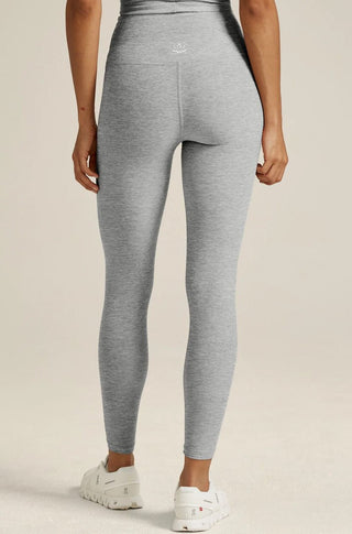 Spacedye Caught In The Midi High Waisted Legging in Silver Mist - obligato