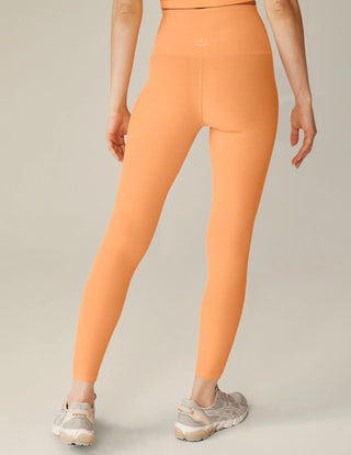 Spacedye Caught In The Midi High Waisted Leggings in Marmalade Heather - obligato