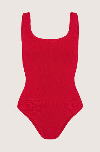 Square Neck Swim in Red - obligato