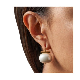 Statement Making Large Pebble Pearls : White - obligato