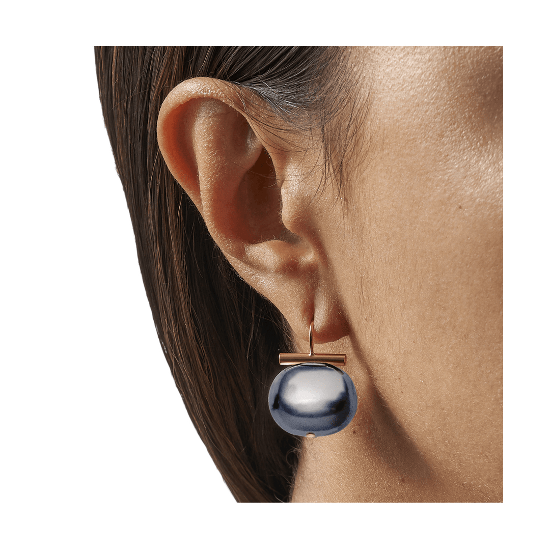 Statement Making Large Pebble Pearls : White - obligato