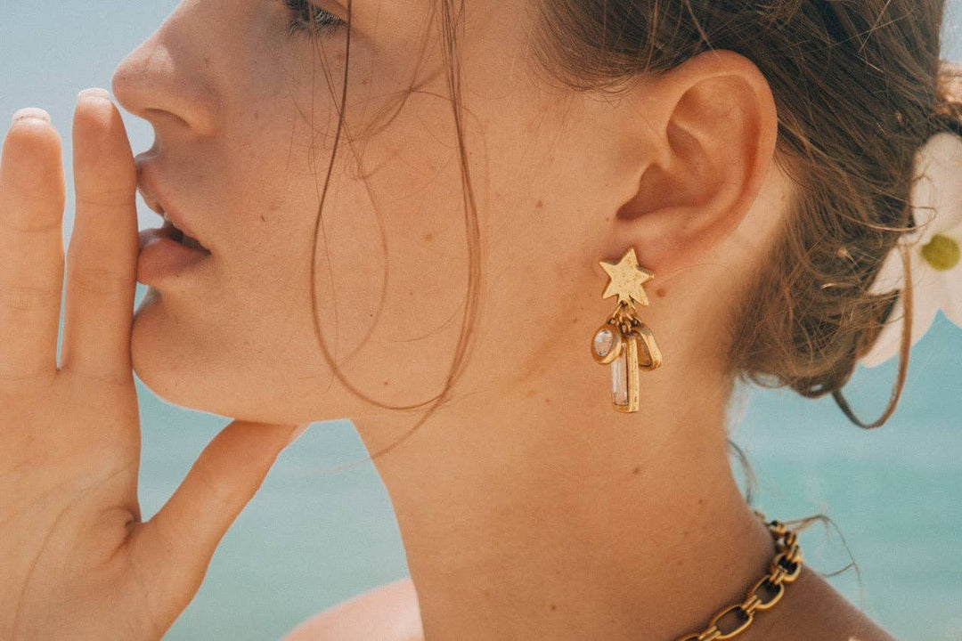 Stevie Star & Heart Earrings - obligato