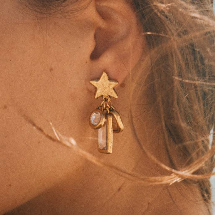 Stevie Star & Heart Earrings - obligato