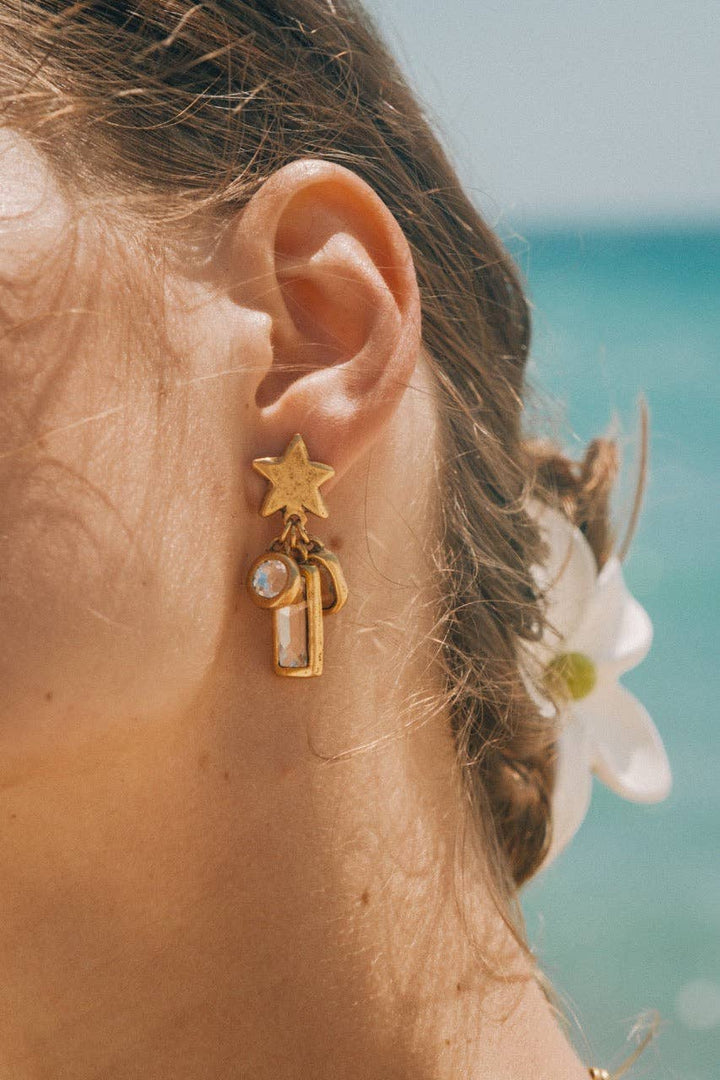 Stevie Star & Heart Earrings - obligato