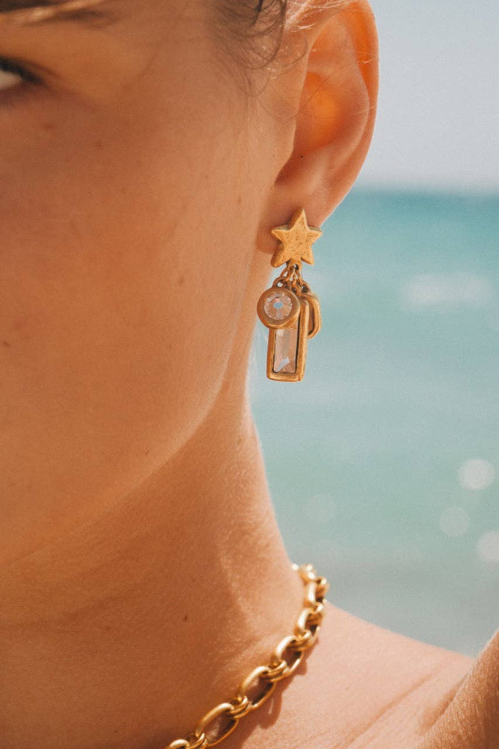 Stevie Star & Heart Earrings - obligato