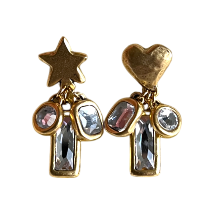 Stevie Star & Heart Earrings - obligato