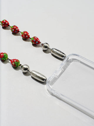 Strawberry Pave Wristlet - obligato
