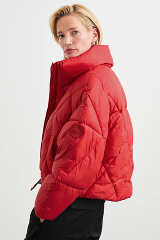 Summit Jacket in Scarlet Red - obligato