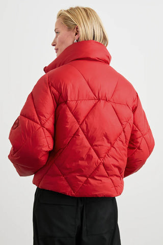 Summit Jacket in Scarlet Red - obligato