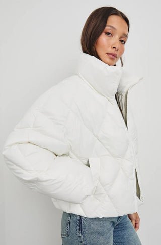 SUMMIT JACKET IN WINTER WHITE - obligato