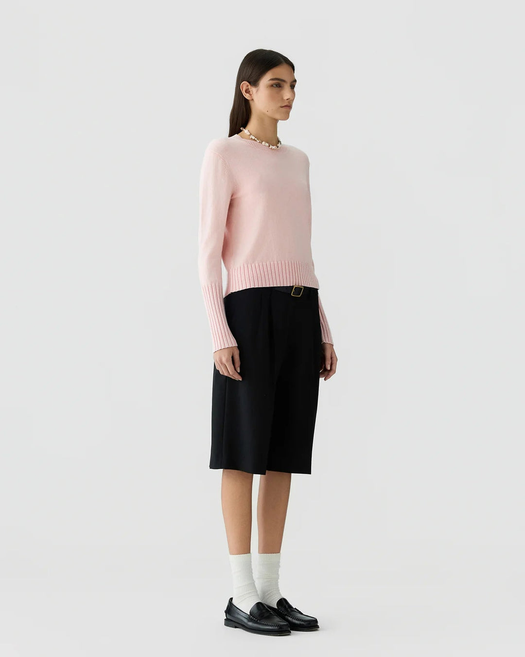 Sunwash Shrunken Crew in Sprinkle Pink - obligato