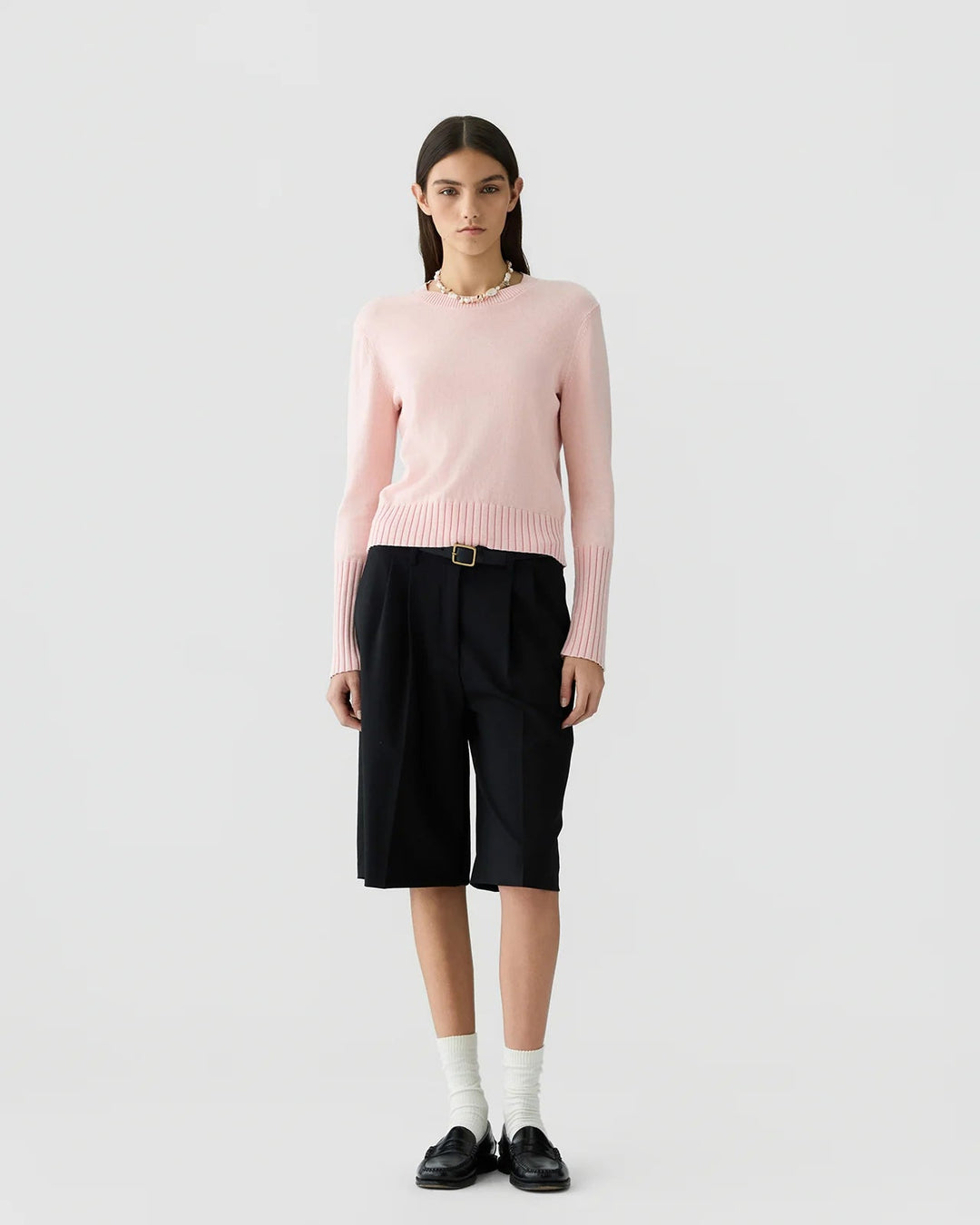 Sunwash Shrunken Crew in Sprinkle Pink - obligato