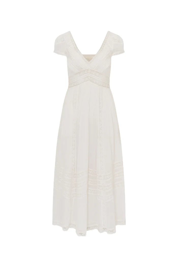 Suvi Dress in White - obligato