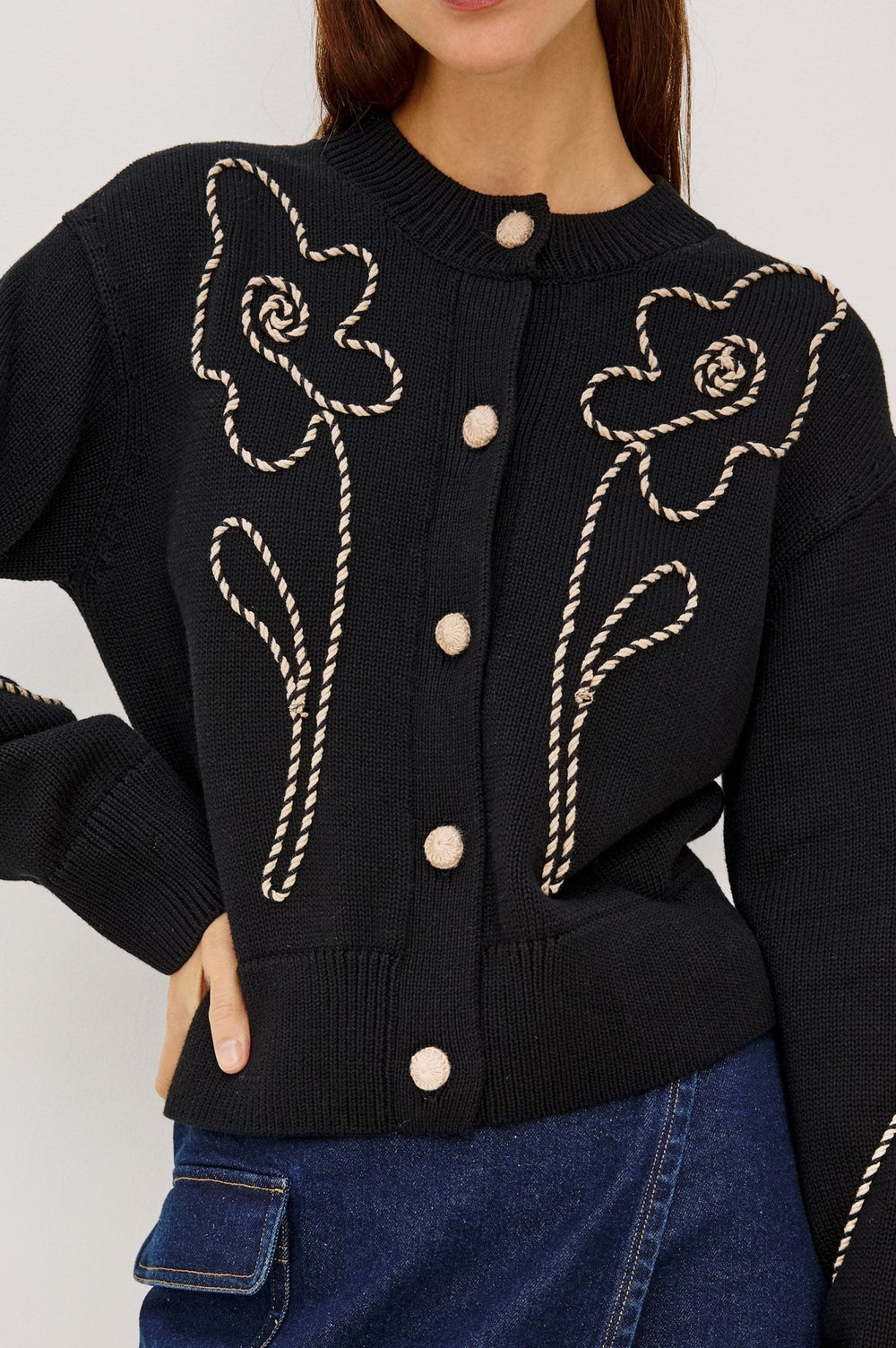 Sybil Cardigan in Western Floral - obligato