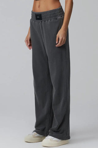 Talentless Wide Leg Boxing Pant in Steel Grey - obligato