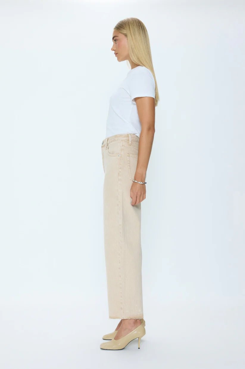 Tate Crop Jean in Dune - obligato