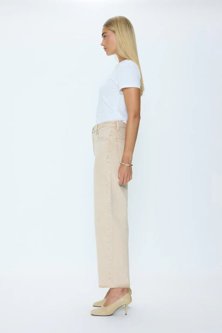 Tate Crop Jean in Dune - obligato