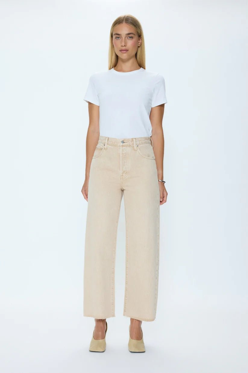 Tate Crop Jean in Dune - obligato