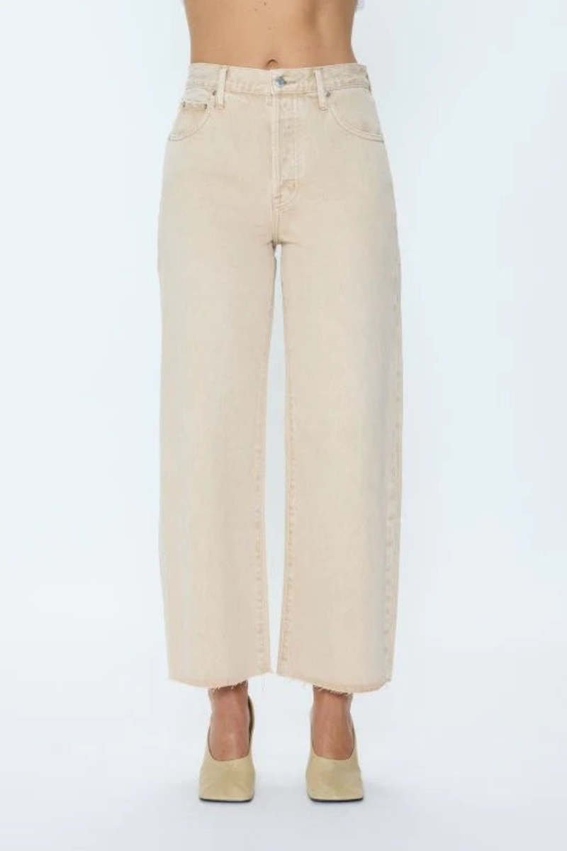 Tate Crop Jean in Dune - obligato