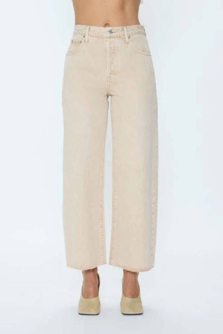 Tate Crop Jean in Dune - obligato