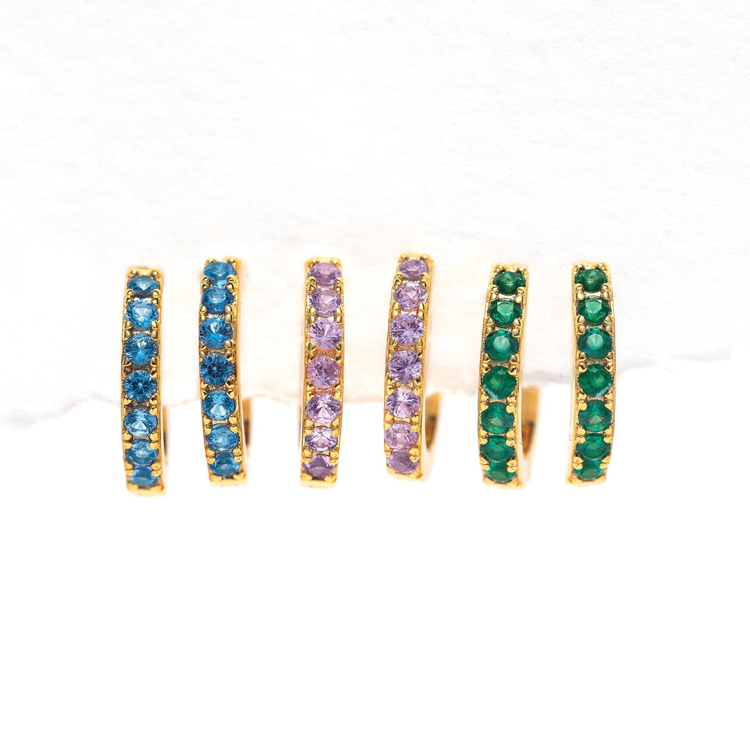 Technicolor Hoop Set: Gold - obligato