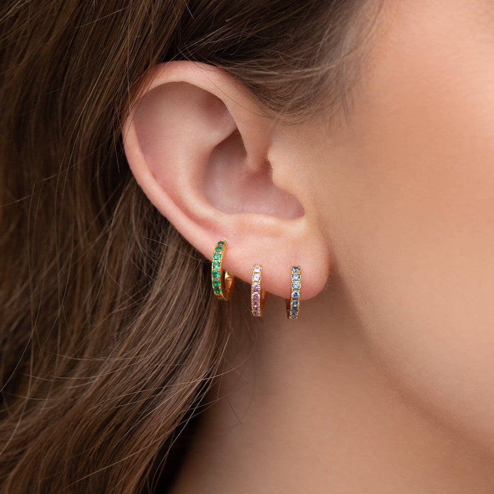 Technicolor Hoop Set: Gold - obligato