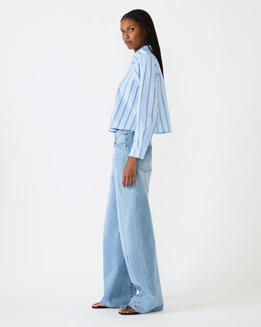 Tess Top in Estate Blue - obligato