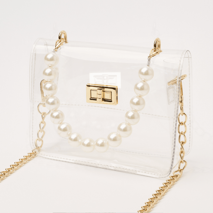 The Audrey Pearl Clear Stadium Bag - obligato