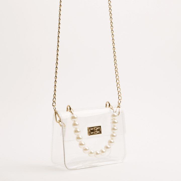 The Audrey Pearl Clear Stadium Bag - obligato