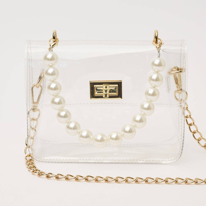 The Audrey Pearl Clear Stadium Bag - obligato