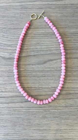 The Candice Necklace in Pink - obligato