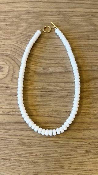 The Candice Necklace in White - obligato