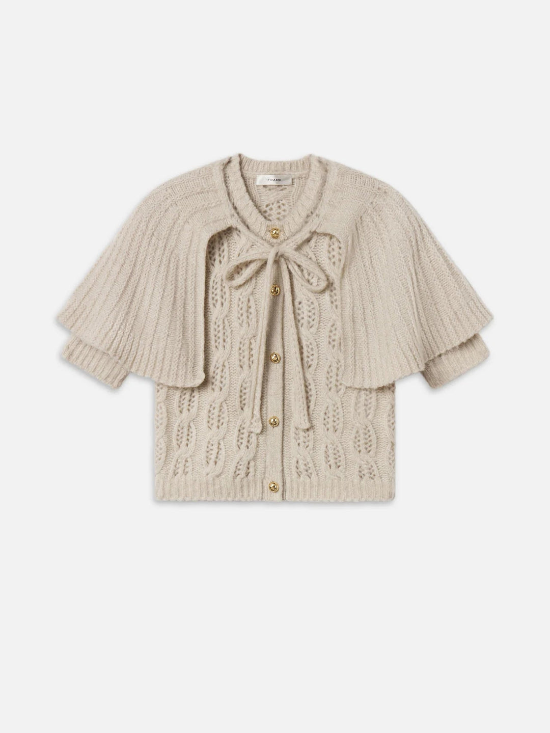 The Cape Cardi in Fawn - obligato