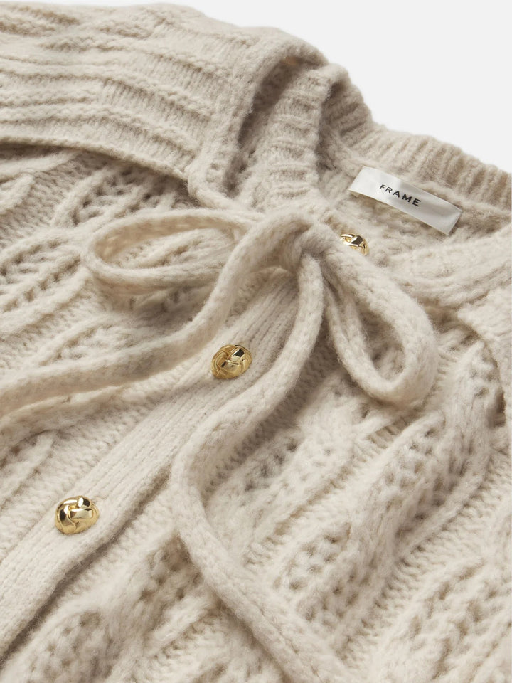 The Cape Cardi in Fawn - obligato